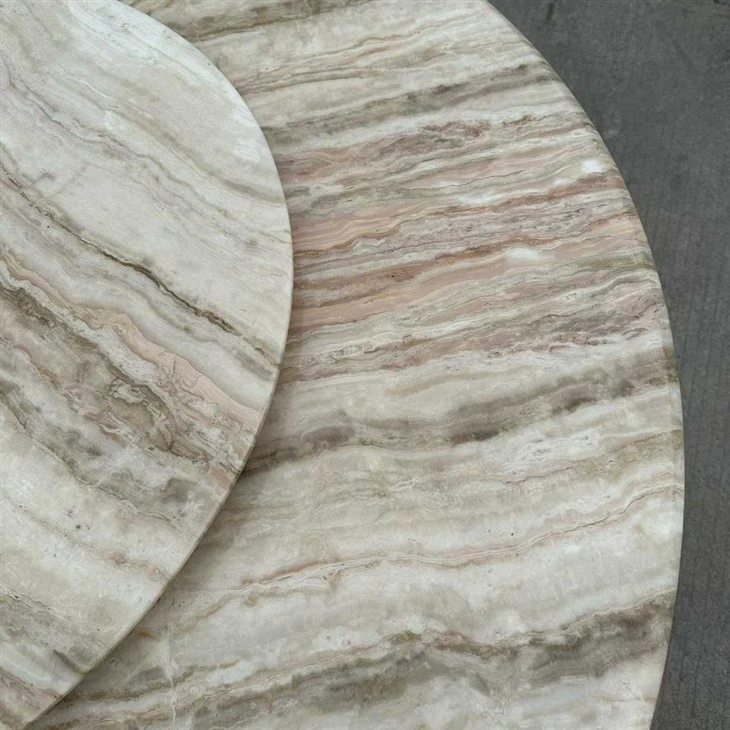 Round Gold Marble Dining Table factory