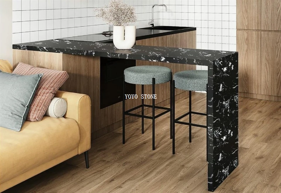Black Rose Artificial Marble Stone (2)