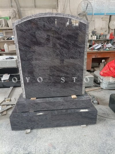 Bahama Mavi Granit Avrupa Mezar Taşı